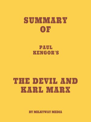 cover image of Summary of Paul Kengor's the Devil and Karl Marx